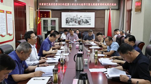 甘肅演藝集團(tuán)黨委召開主題教育調(diào)研成果交流會(huì)